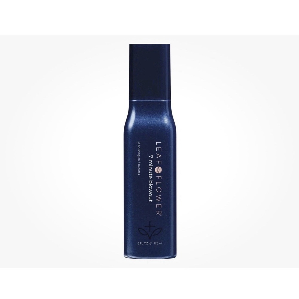 Leaf & Flower 7 Minute Blowout Hair Styling Spray Heat Protectant 6oz 175ml NEW
